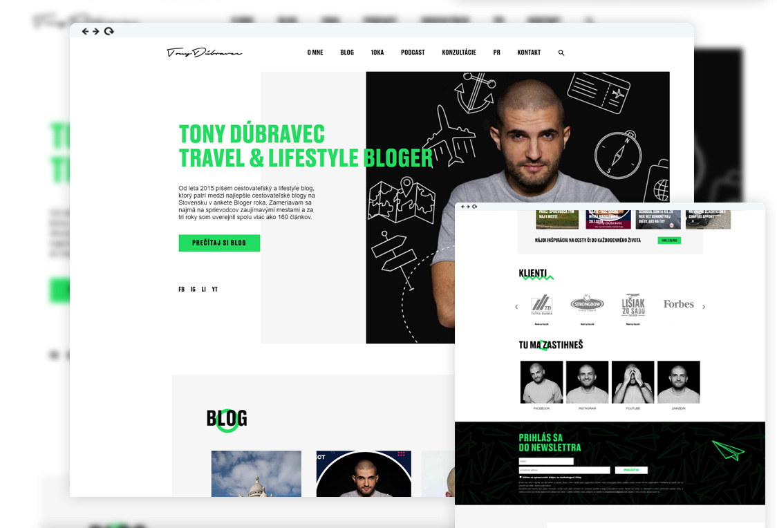 Tony Dubravec - Web development